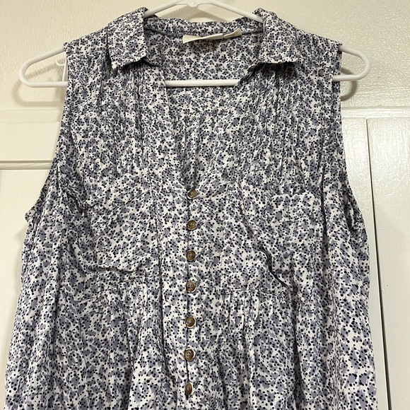 Maeve lilac and white collared blouse - Picture 2 of 3